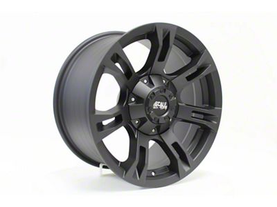 Scale 4x4 Wheels Buckshot Matte Black 5-Lug Wheel; 17x9; -6mm Offset (97-03 F-150)