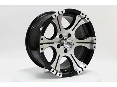 Scale 4x4 Wheels Ace Black with Machined Face 6-Lug Wheel; 16x8; 0mm Offset (24-26 Ranger)