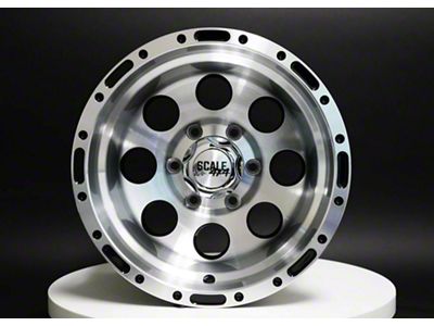 Scale 4x4 Wheels S52 Glossy Black with Machined Face 6-Lug Wheel; 16x10; -27mm Offset (99-06 Sierra 1500)