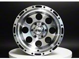 Scale 4x4 Wheels S52 Glossy Black with Machined Face 6-Lug Wheel; 16x8; 0mm Offset (99-06 Sierra 1500)