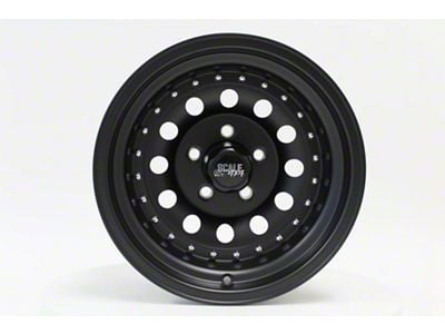 Scale 4x4 Wheels Bandit II Matte Black 6-Lug Wheel; 16x8; 0mm Offset (99-06 Silverado 1500)