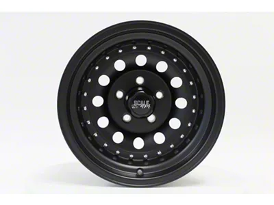 Scale 4x4 Wheels Bandit II Matte Black 8-Lug Wheel; 16x8; 0mm Offset (07-10 Silverado 3500 HD SRW)