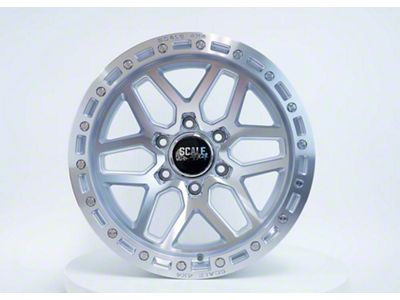 Scale 4x4 Wheels S02 Machined 6-Lug Wheel; 17x8.5; -10mm Offset (21-26 Tahoe)