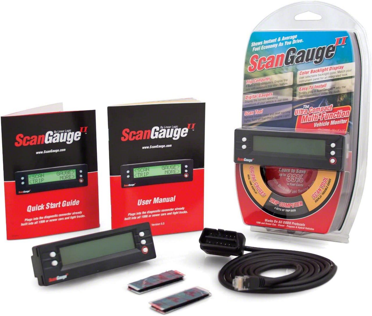 ScanGauge II OBDII Vehicle Monitor