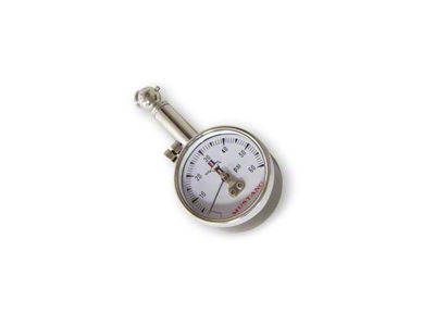 Scott Drake Tire Pressure Gauge; Tri-Bar Logo
