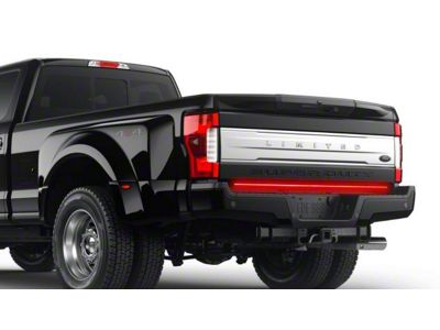 Putco Blade LED Tailgate Light Bar; 60-Inch; Red (17-19 F-350 Super Duty)