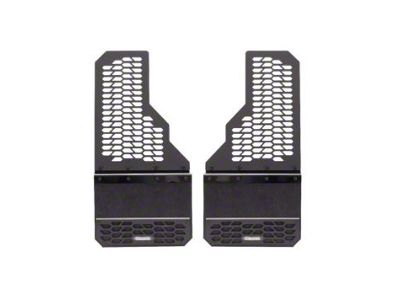 Putco Hex Shield Series Mud Flaps; Front or Rear (17-25 F-250 Super Duty)