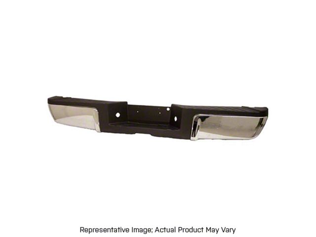 Replacement Rear Bumper Assembly; Not Pre-Drilled for Backup Sensors (13-16 F-250 Super Duty)
