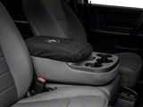 Center Console Cover with RAM Logo; Black (94-25 RAM 1500 w/ Bucket Seats)