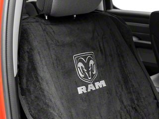 Seat Armour Front Car Seat Cover For Chevrolet Corvette C4 - Black Terry Cloth Seat Armour Front Car Seat Cover For Chevrolet Corvette C4 - Black Terry Cloth