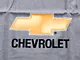 Seat Protector with Chevrolet Bowtie Logo; Gray (Universal; Some Adaptation May Be Required)