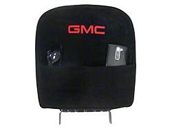Center Console Cover with GMC Logo; Black (15-19 Sierra 2500 HD w/ Bench Seat)