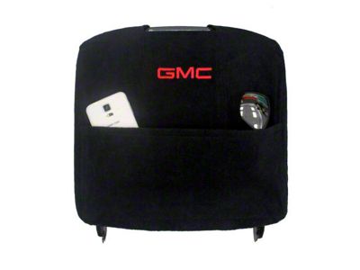 Center Console Cover with GMC Logo; Black (07-14 Sierra 3500 HD w/ Bucket Seats)