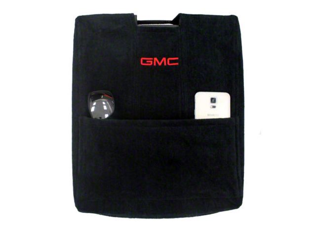 Center Console Cover with GMC Logo; Black (07-14 Sierra 3500 HD w/ Bench Seats)