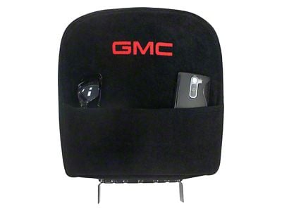 Center Console Cover with GMC Logo; Black (15-19 Sierra 3500 HD w/ Bench Seat)