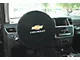 Steering Wheel Cover with Chevrolet Bowtie Logo; Black (Universal; Some Adaptation May Be Required)