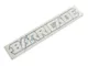 SEC10 Barricade Outline Decal; Black (Universal; Some Adaptation May Be Required)