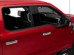 SEC10 Door Accent Decal; Carbon Fiber (21-26 F-150)