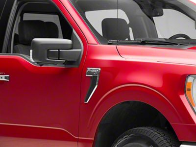 SEC10 Fender Grille Decal; Carbon (21-25 F-150, Excluding Raptor)