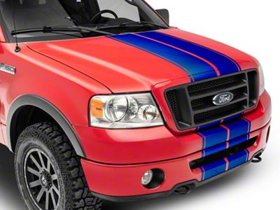 SEC10 Full Length Stripes; Blue (04-08 F-150)