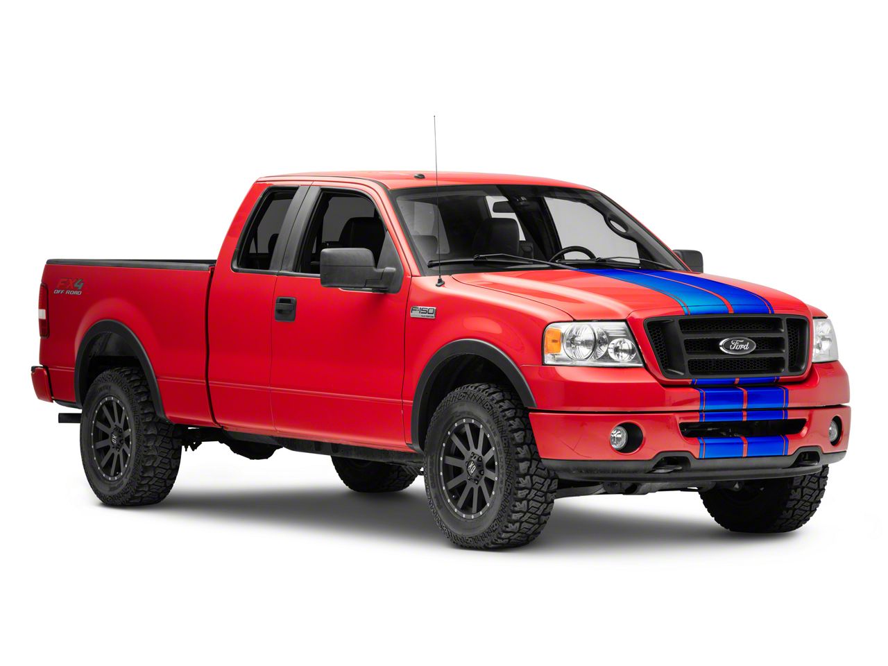 SEC10 F-150 Full Length Stripes; Blue T551875 (04-08 F-150)