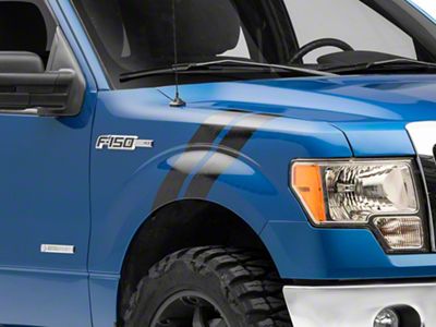 SEC10 Hash Marks; Gloss Black (97-25 F-150)