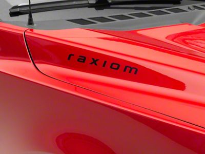 SEC10 Raxiom Hood Decal; Black (Universal; Some Adaptation May Be Required)