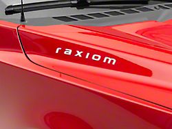 SEC10 Raxiom Hood Decal; White (Universal; Some Adaptation May Be Required)