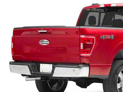 SEC10 Rear Logo Cover; Distressed Flag (21-24 F-150 w/o Tailgate Applique)