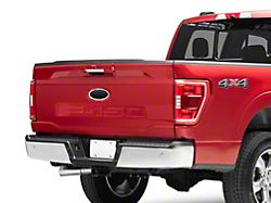 SEC10 Rear Logo Cover; Matte Black (21-25 F-150 w/o Tailgate Applique)