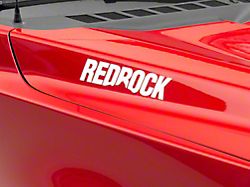 SEC10 RedRock Hood Decal; White (Universal; Some Adaptation May Be Required)