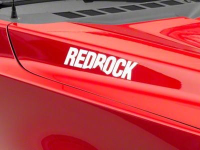 SEC10 RedRock Hood Decal; White (Universal; Some Adaptation May Be Required)