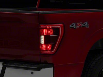 SEC10 Reverse Tail Light Tint; Smoked (21-23 F-150)