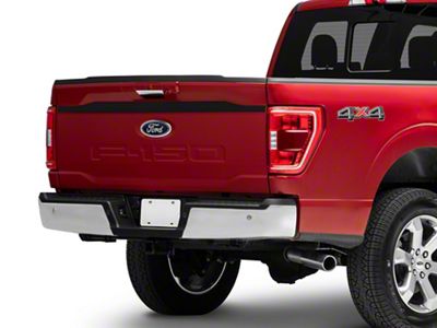 SEC10 Upper Tailgate Accent Decal; Gloss Black (21-24 F-150)