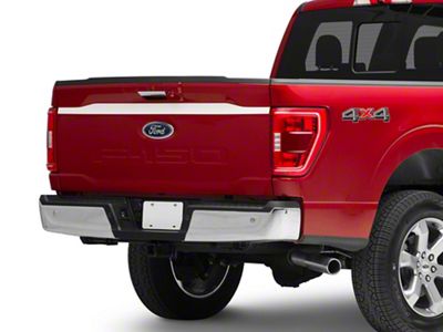 SEC10 Upper Tailgate Accent Decal; White (21-24 F-150)