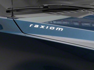 SEC10 Raxiom Hood Decal; White (Universal; Some Adaptation May Be Required)