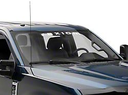 SEC10 Raxiom Windshield Decal; White (Universal; Some Adaptation May Be Required)