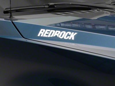 SEC10 RedRock Hood Decal; White (Universal; Some Adaptation May Be Required)