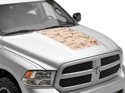 SEC10 Hood Decal; Desert Camo (09-18 RAM 1500)