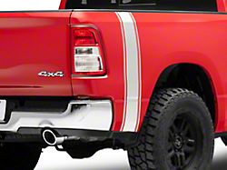 SEC10 Rear Vertical Stripe; Silver (94-26 RAM 1500)