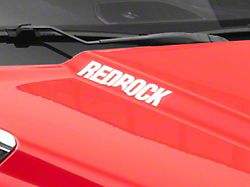 SEC10 RedRock Hood Decal; White (Universal; Some Adaptation May Be Required)