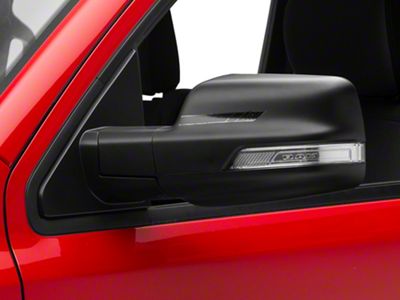 SEC10 Side Mirror Hash Stripes; Gloss Black (Universal; Some Adaptation May Be Required)