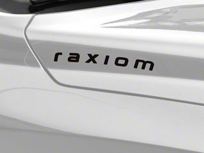 SEC10 Raxiom Hood Decal; Black (Universal; Some Adaptation May Be Required)