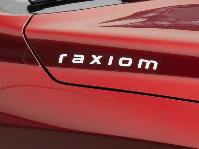 SEC10 Raxiom Hood Decal; White (Universal; Some Adaptation May Be Required)