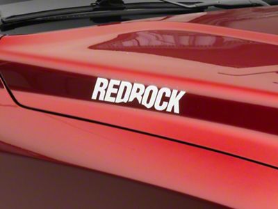 SEC10 RedRock Hood Decal; White (Universal; Some Adaptation May Be Required)