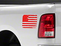 SEC10 15x8 Generic Distressed Flag; Red (Universal; Some Adaptation May Be Required)