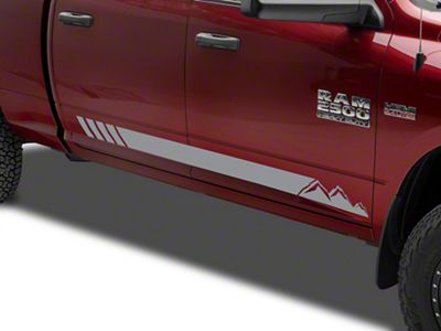 SEC10 Mountain Rocker Stripes; Silver (Universal; Some Adaptation May Be Required)