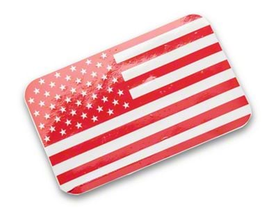 SEC10 Center Flag Decal; Red (19-25 Ranger)
