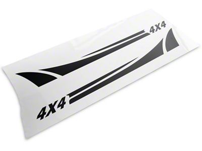 SEC10 Side Graphic; Matte Black (19-25 Ranger)