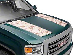 SEC10 Hood Decal; Desert Camo (14-18 Sierra 1500)